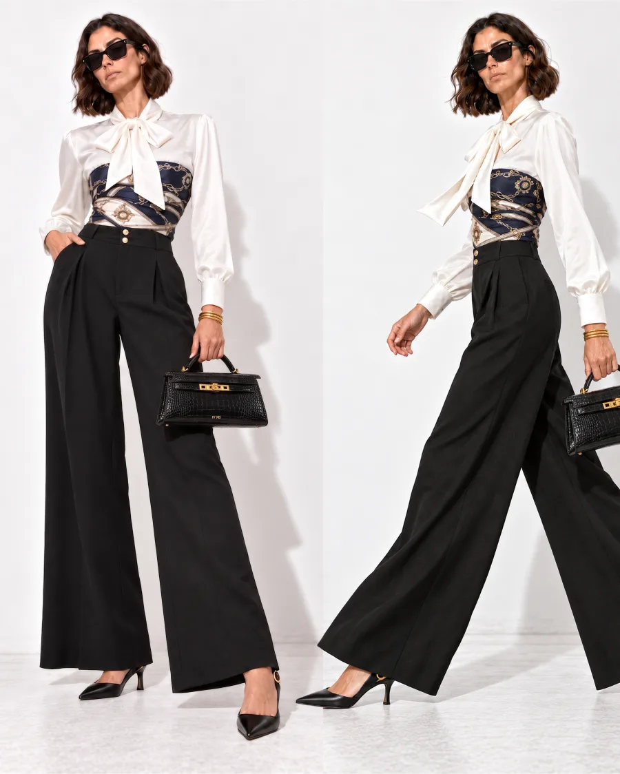 Editorial styling for The Scarf Corset Edit
